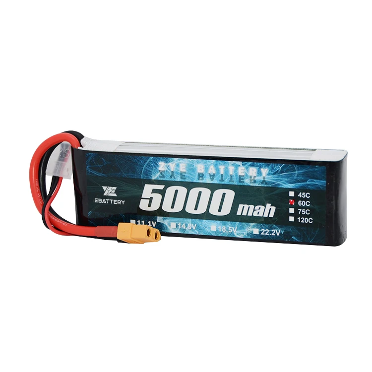 Remote Control 30C 100C 14.8V 4S Rc Batteries 6S Li Ion Polymer Battery Pack 2S 7.4V 6000Mah 5000Mah Lipo Battery 3S 11.1V