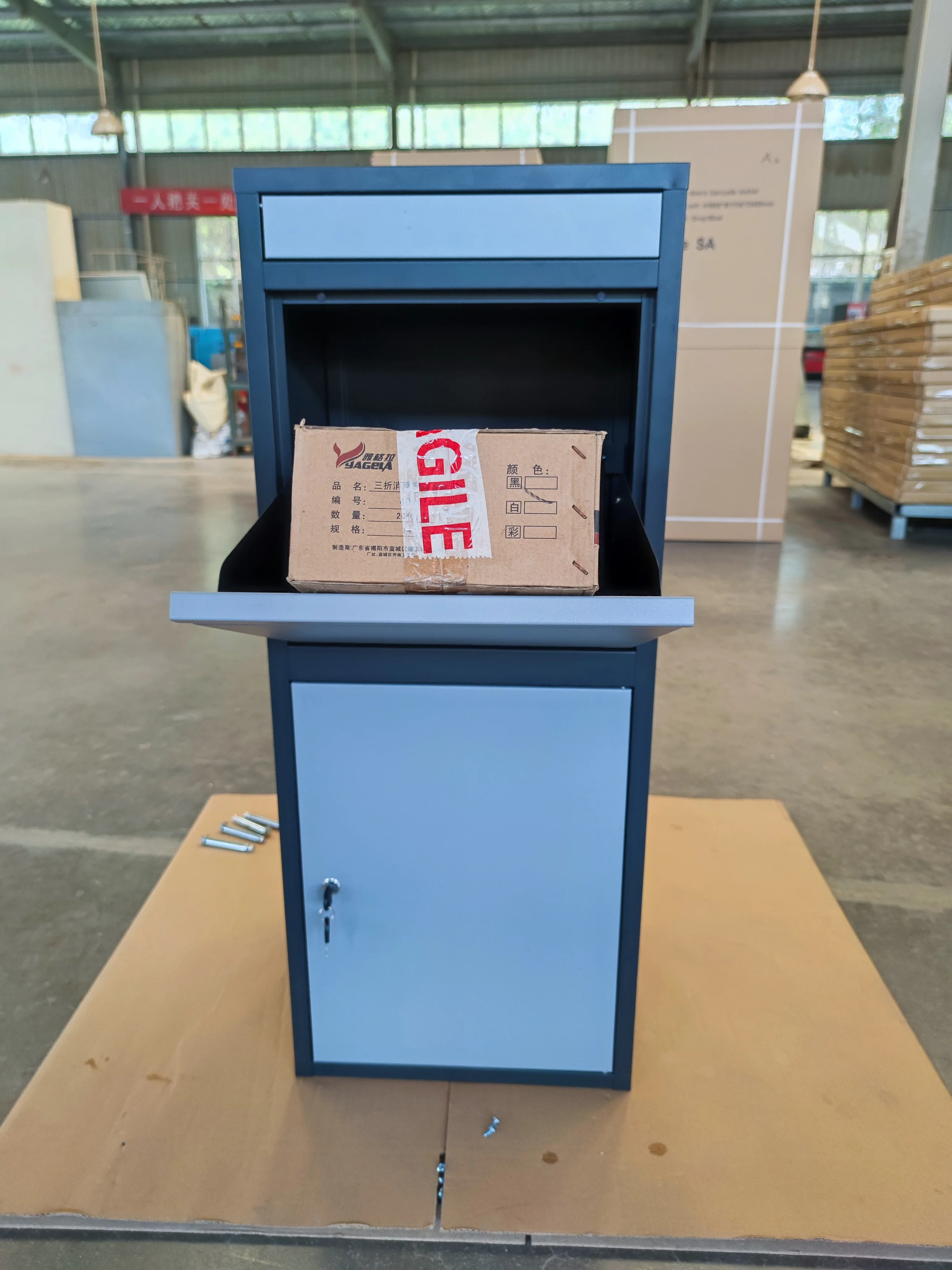 Factory Direct Sale Letter Cabinet Hot High Quality Drop Parcel Box  Modern Steel Delivery Parcel Cabinet