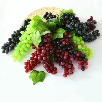 Salable Durable Nice Photography Props Garden Decoration  Grape Artificial Fruit
