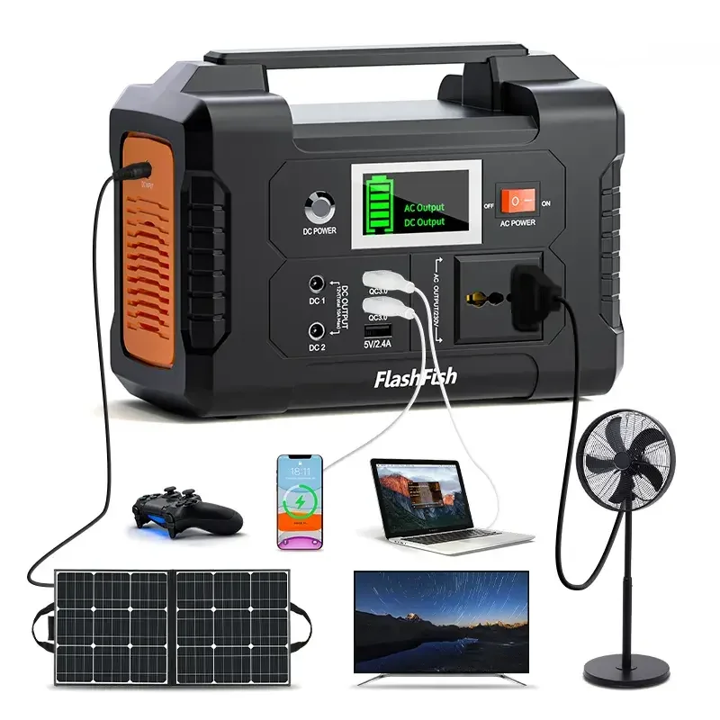 High quality Energy System Outdoor 200W Lithium Ion Charging Rechargeable Solar Generator Portable Power Station For Laptop