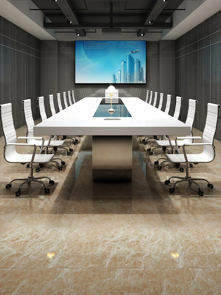 
Training Table Combination Large Conference Long Table and Chair for Office Furniture 