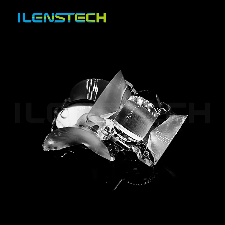10x120 degree light lens for 1w 3w led street light lens