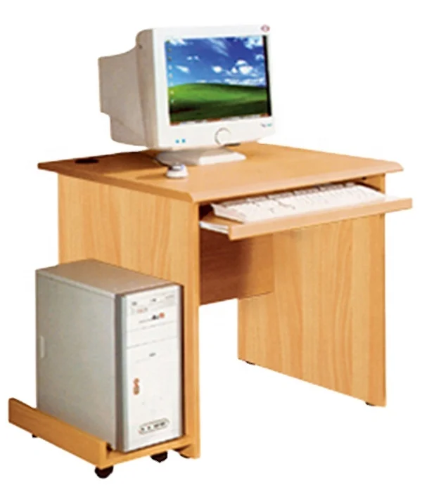 Factory price victory furniture simple modern office or home used fireproof design customize OEM melamine computer desk