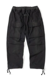 Men women wash water old drawstring streamer multi pocket overalls trousers winter sports army green pants