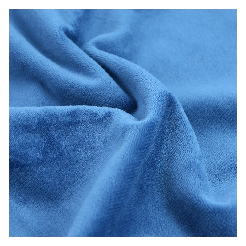 
100 Polyester super soft plush velvet fabric Teddy bear plush fabric 