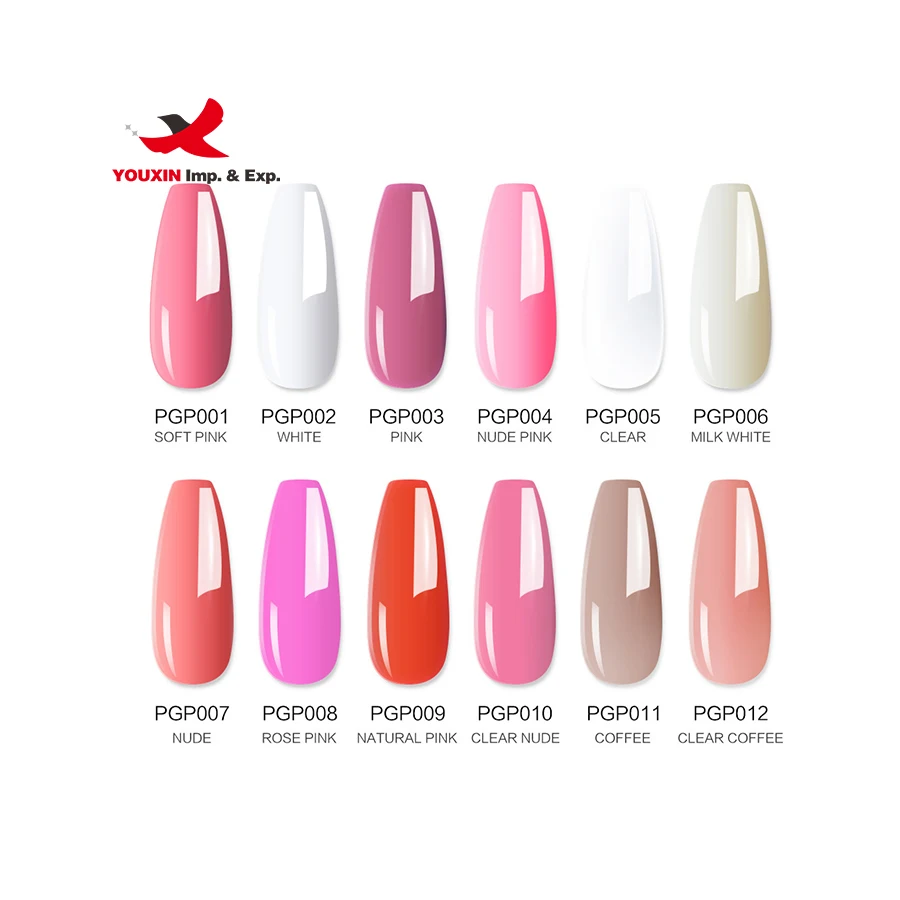 FENGFLY 6Pcs Nail Kit UV Lamp for Beginners Nail Art Suit for Manicure Nail Set