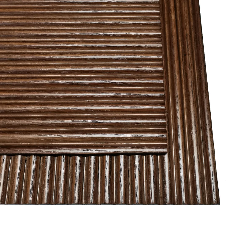 hot sell 3D ART texture wood mdf wave wall panel for decoration