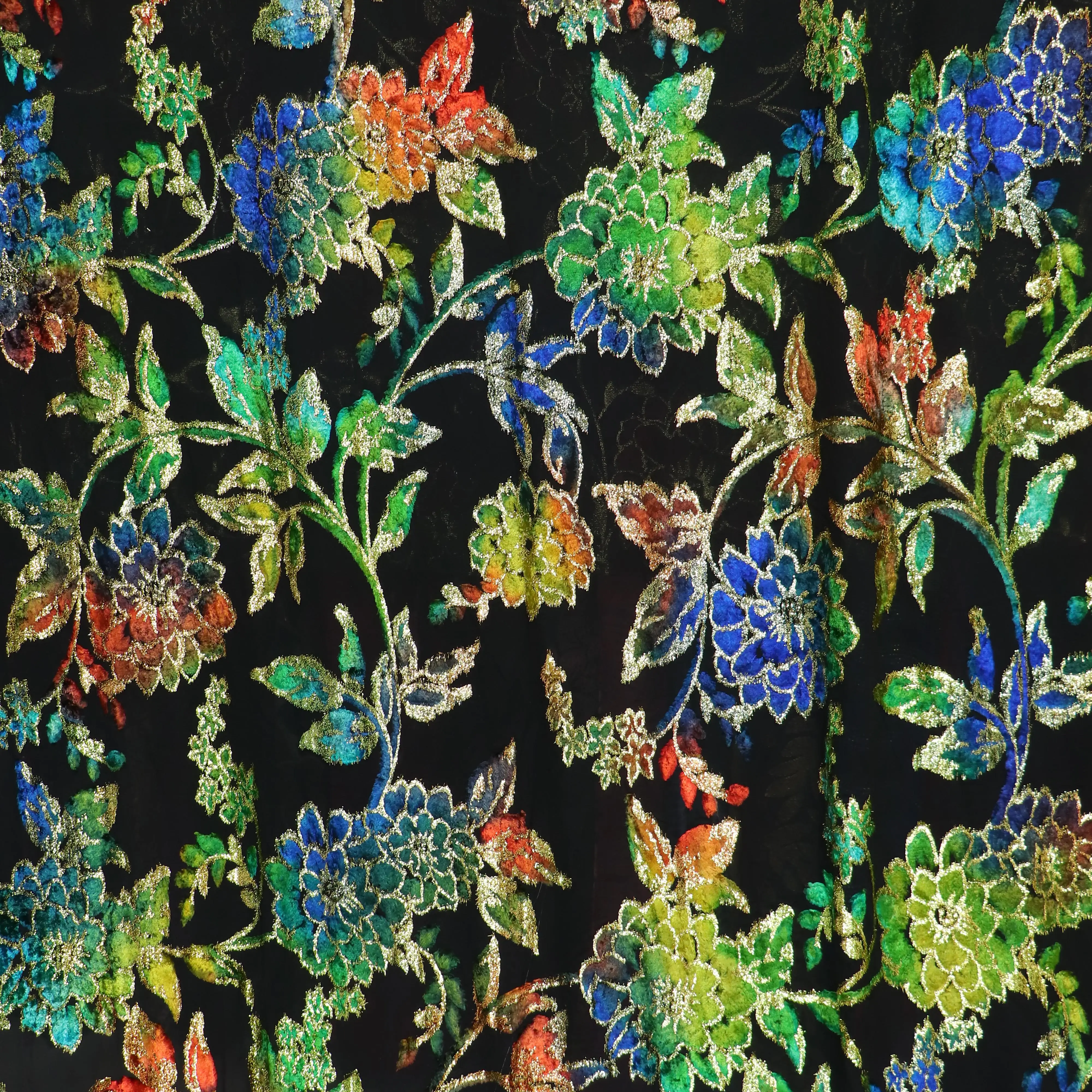 Metallic Yarn Jacquard Velvet Fabric Wholesale Nylon Spandex Dubai Dirac Somali Lurexwoman Clothing Fabrics For Dress