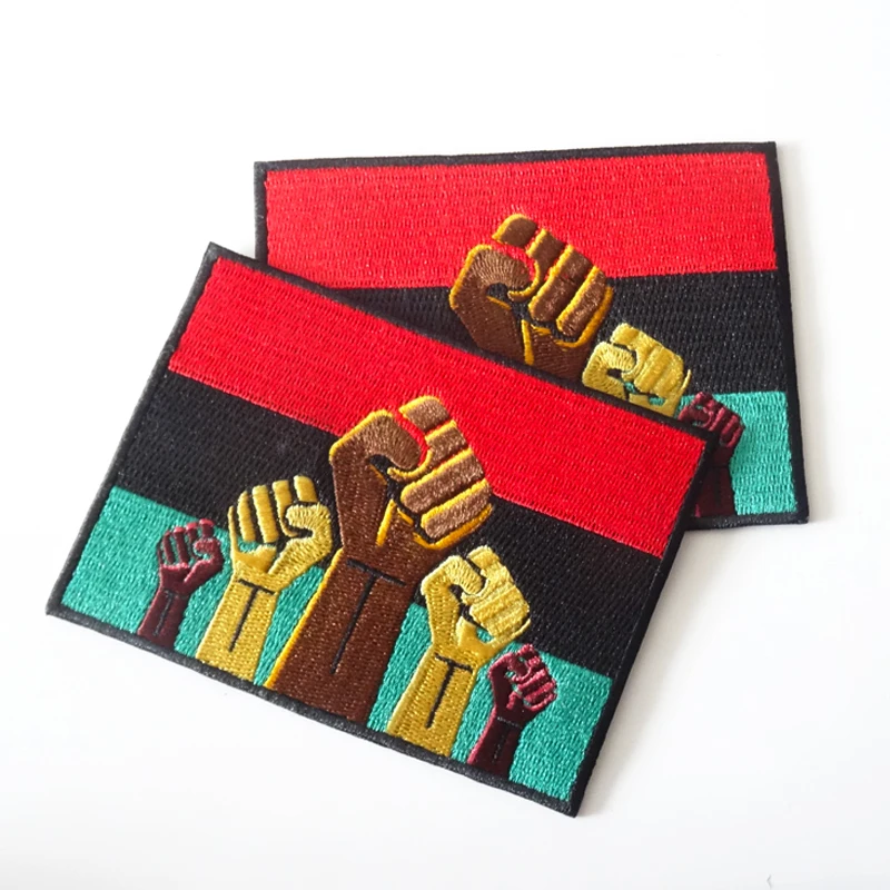 Custom patches Flag design machine embroidery designs badges embroidery badge