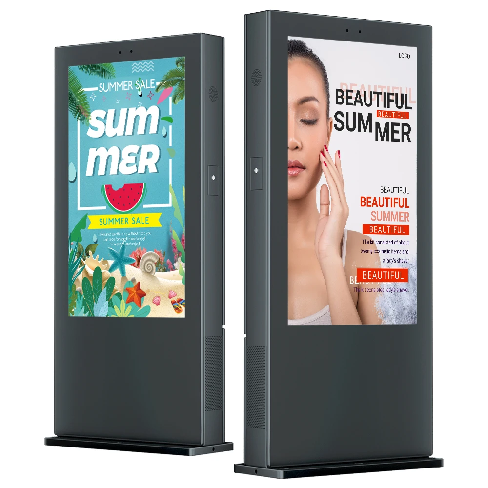 32 43 49 55 65 75 86 inch Outdoor Screen 3000nits Digital Signage Touch Kiosk Shopping Mall lcd advertising player display