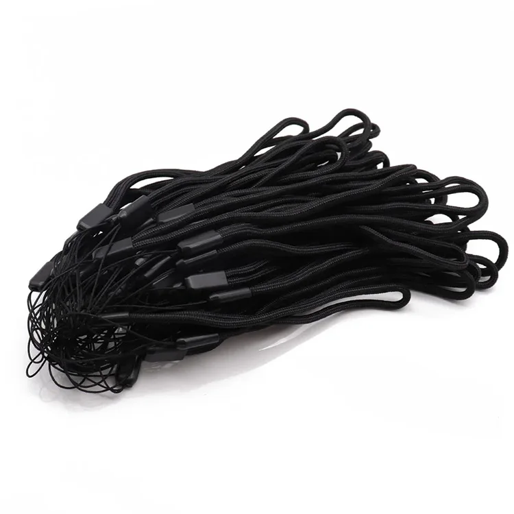 Made in China Black phone Cases strap keys keychain USB Flash Drive strap CellPhone rope iPod ID Card Badge Cameras hang rope