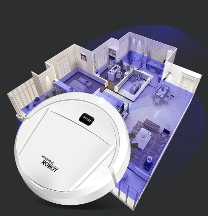 Household Intelligent Sweeping Robot Rechargeable Vacuum Cleaner Mopping Floor Cleaning Robot