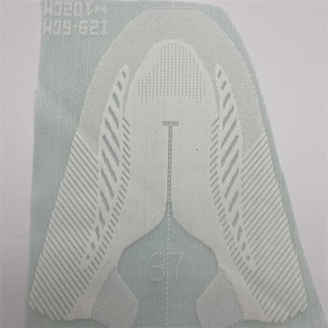 Wholesale Hot Sale Fine Texture Jacquard Upper Polyester Breathable Jacquard Shoes Uppe