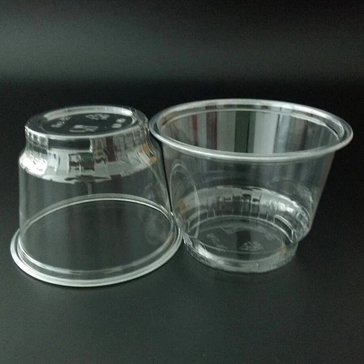 Custom logo printed clear 9,11,12, 14, 16, 18, 20, 24 , 32 oz PP PET transparent disposable plastic boba cup with lid