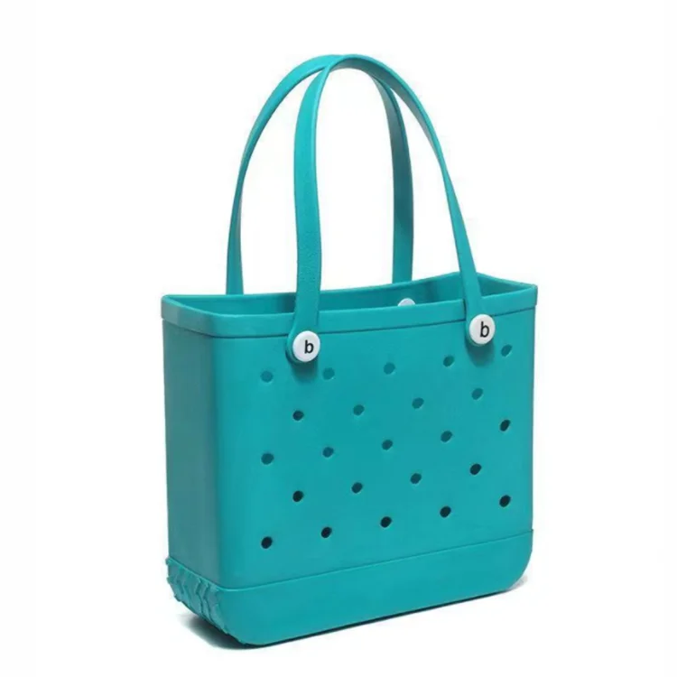 Outdoor Fashion Camping Xl Large Handbags Tote Simply Southern Silicone Eva Bogg Beach Bag For Women