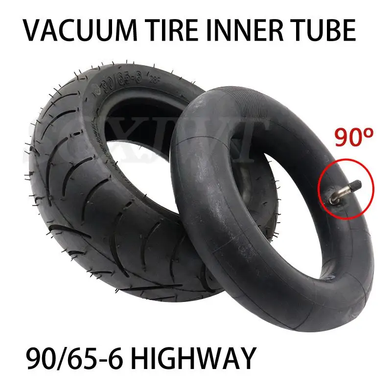 10 inch 90/65-6 Vacuum Tire for Electric Scooter Parts Thickening Tubeless Tyre Universal Explosion-proof Tyre