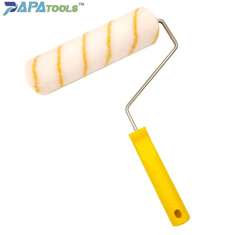 Professional Supplier Soft Grip touch sleeve cage frame microfiber Quality high end high density chrome plated rolo pintura