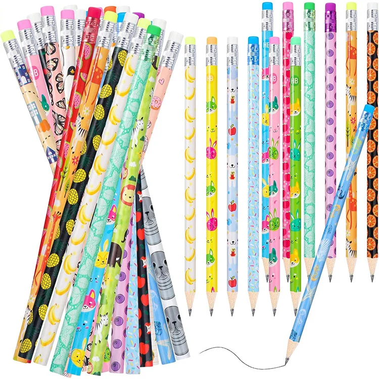 Promotional Purpose Carton Pencils Custom Standard Pencil Set For Children Kids