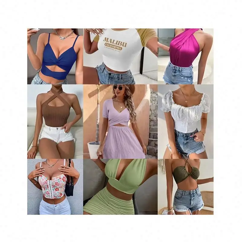 Brand New Clothes Stock Wholesale Clothing Dress Direct Original Stock  Bulk Mix Bulk Bales Tops Women Bale