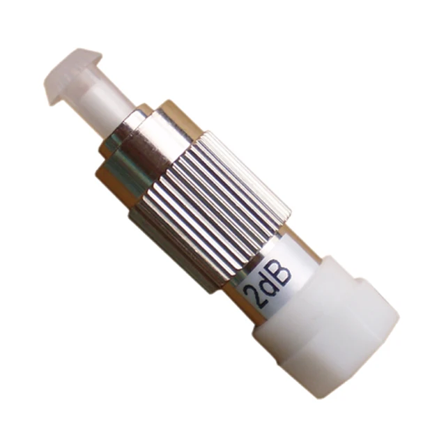 FC Multi Mode Single Mode Fiber Optic FC Male To FC Built-out Female Metal Housing Hybrid Fiber Attenuator