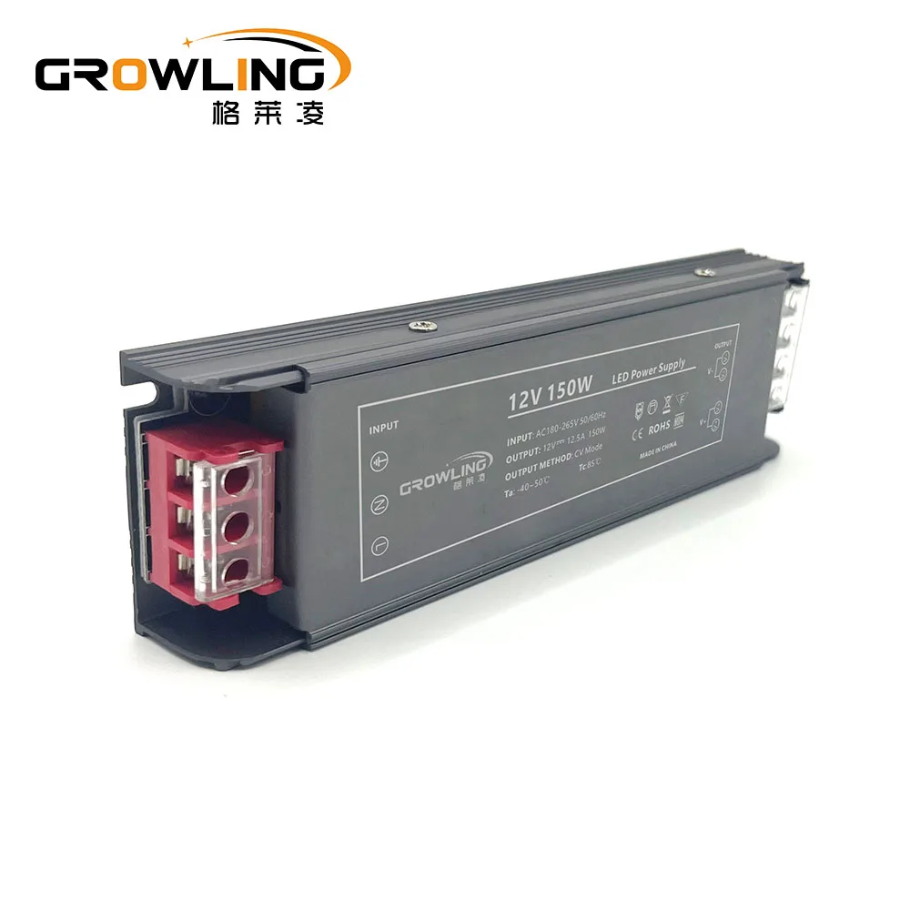 High efficiency  220v ac 12v led display power Supply IP20 indoor driver led 150w