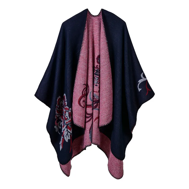 Custom made high quality Newest women autumn-winter wholesale mexican poncho
