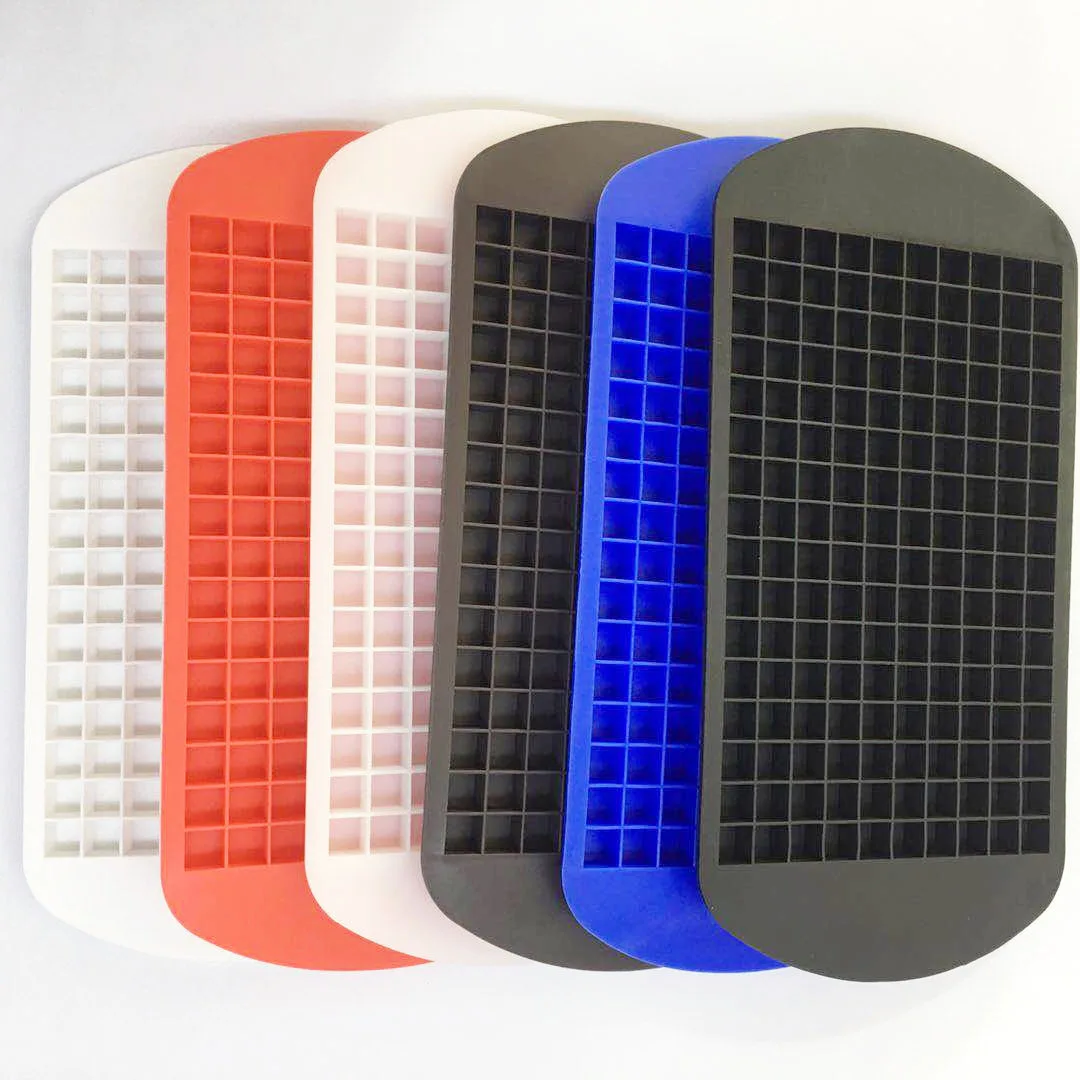 Wholesale square silicon 12 cube ice tray with lid