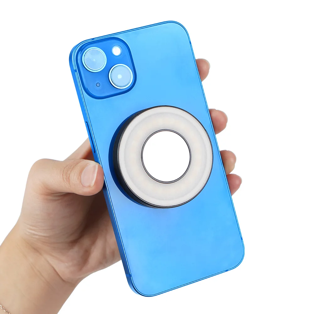 2022 Vloglite design mini mirror phone light selfie ring light with phone holder for photography Amazon TikTok Youtube