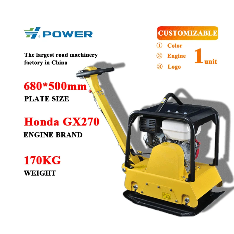 Доступное оборудование для уплотнения грунта Loncin 196cc высокопроизводительное уплотнительное идеально подходящее строительства и надежное