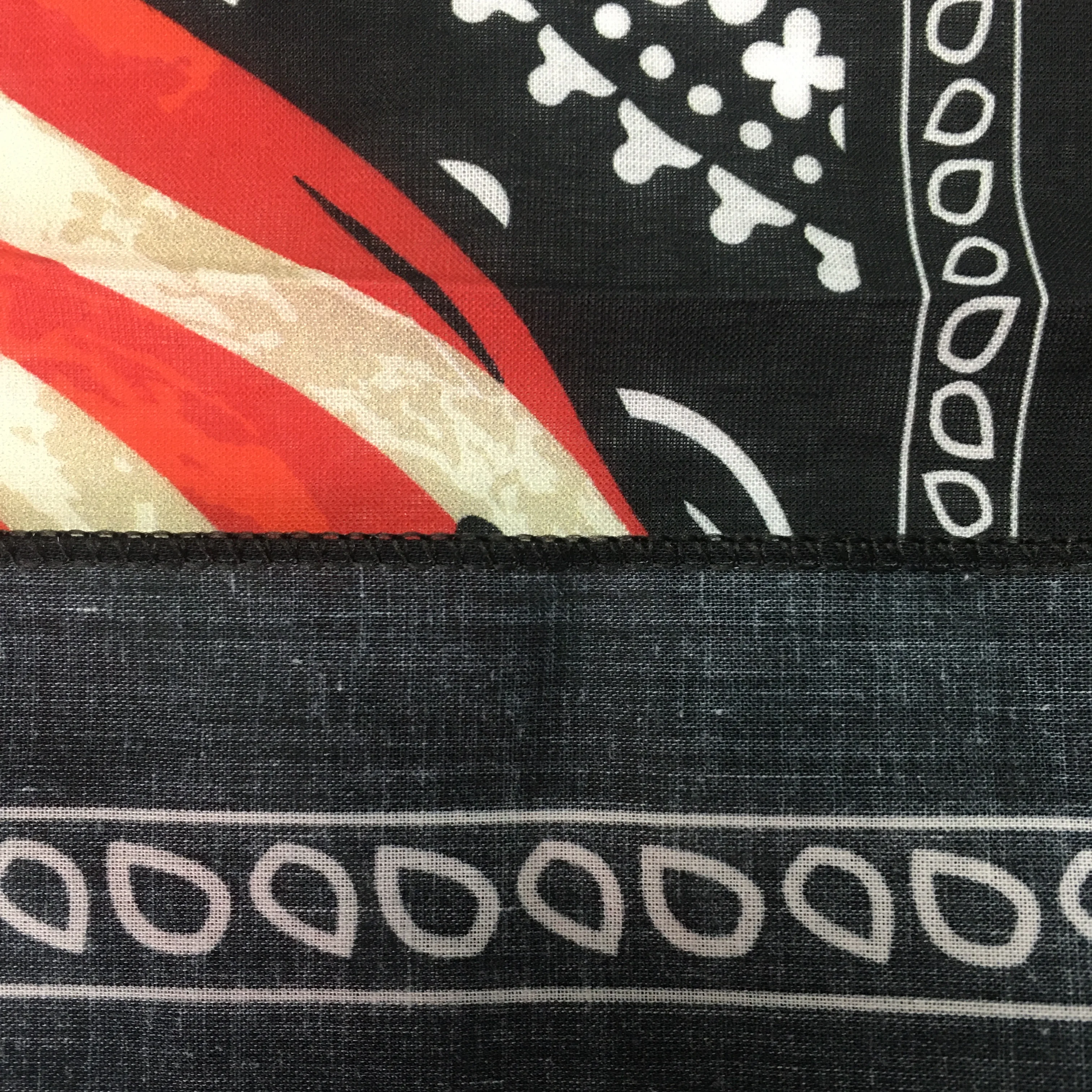 High quality square organic cotton custom logo sublimation print bandana American Flag print  bandana