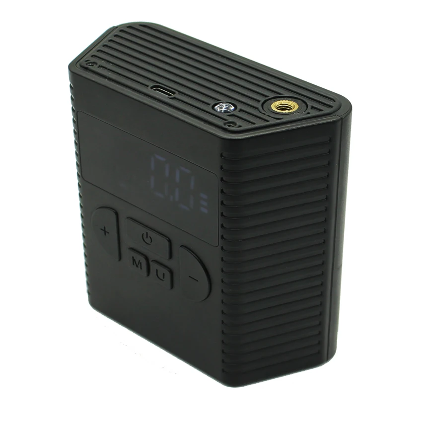 Micro TYPE-C 12V Handheld Wireless Portable Car Tire Air Pump Wheel Inflator With Emergency Light