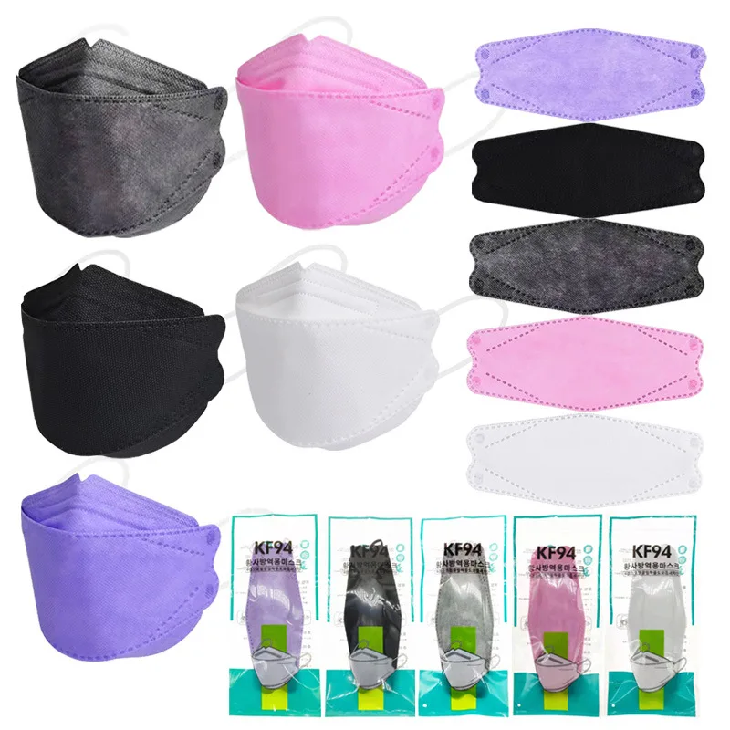 Kf94 Face Mask Korea 4 Layers Disposable Mask Face Kf94 Nonwoven Kids children Kf94Mask Kf 94 Facemask