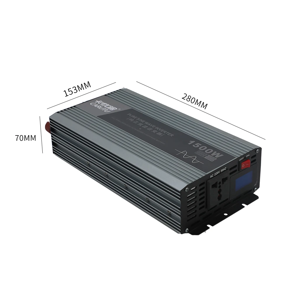 car power inverter dc12v to 220vac 1500w dc 12v to ac 230v inverter 1.5kw pure sine wave dc to ac power inverter