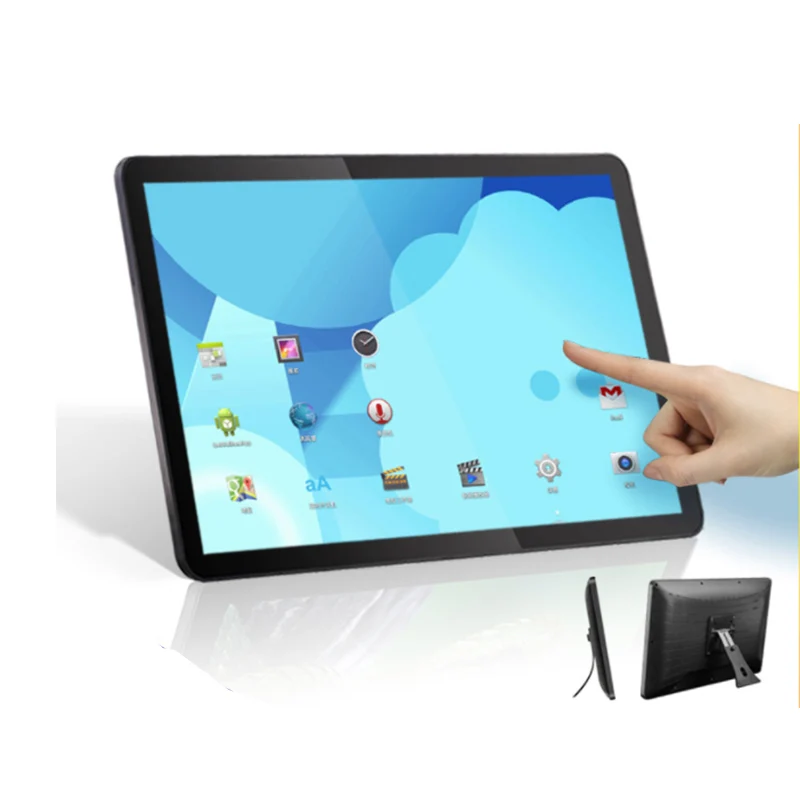 21.5 Inch Wall Mounted Touch Screen Rk3399 Rj45 Poe Powered Rfid Nfc Android 12 Tablet