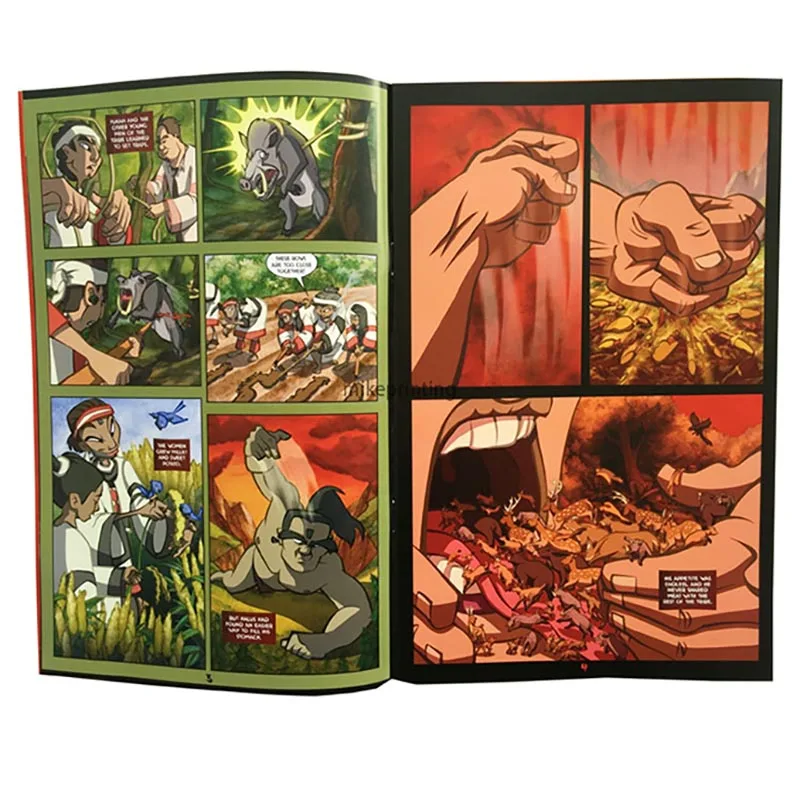 Low Cost Comic Professional Manufacturer English Book Hardcover Books Printing