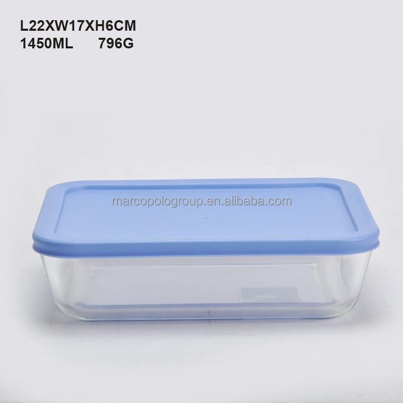 3pcs 4pcs set Heat-Resistant Glass Container Microwavable Food Container  with lock lid or wood lid for Back to School lunch box