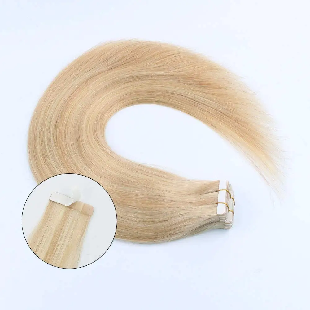 Natural Human Hair Tape In Extensions 100% Remy Human Virgin Hair Extensions Tape Hair