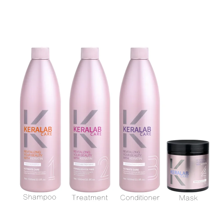 KALISPRO 1000ml Private Label Natural Organic Luxury Keratin Care Shampoo Conditioner For Hair