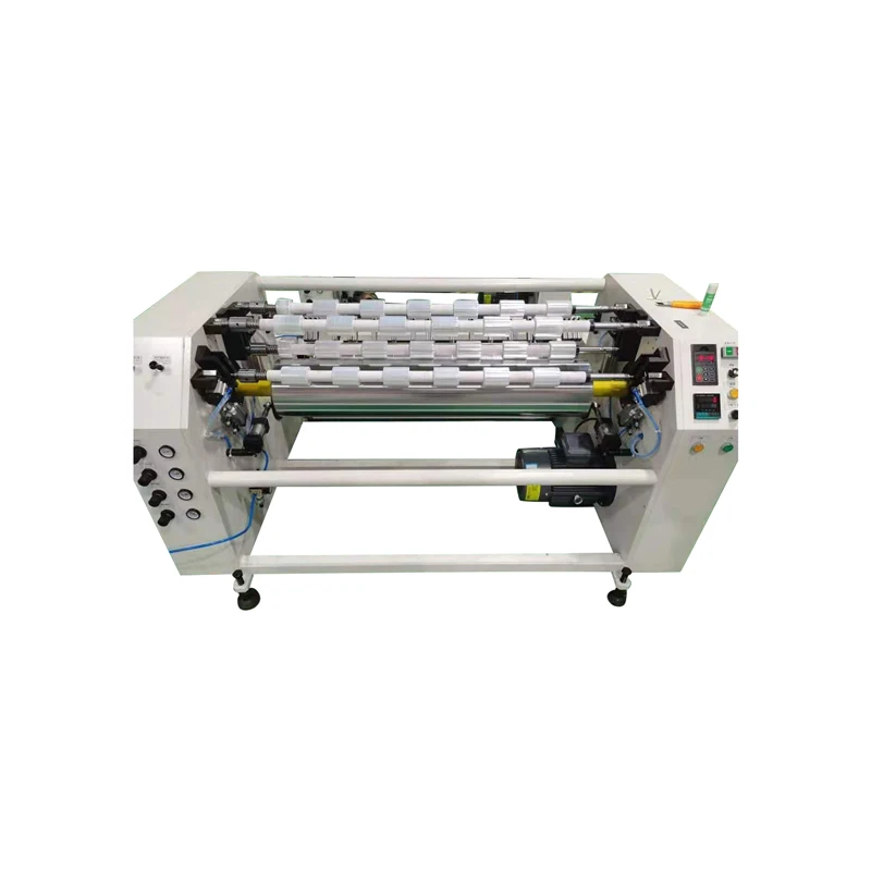 Stretch Film Slitting machine Double working and Double Standby  PE film slitting Machine wrapping film slitter