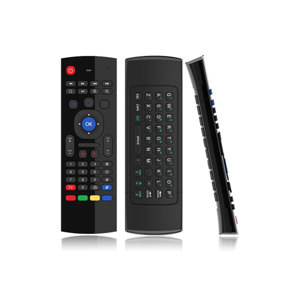 Arabic English Russian Air Mouse Mx3 2.4G With Backlight Mini Keyboard Wireless Smart Remote Control For Android TV Box
