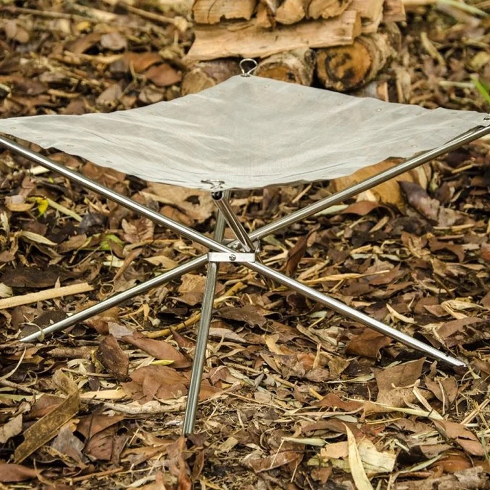 Amazon Hot Sale Outdoor Medium Foldable Camping Wood Pellet Wood Bbq Grill Smokeless Tabletop Wood Fire Pit