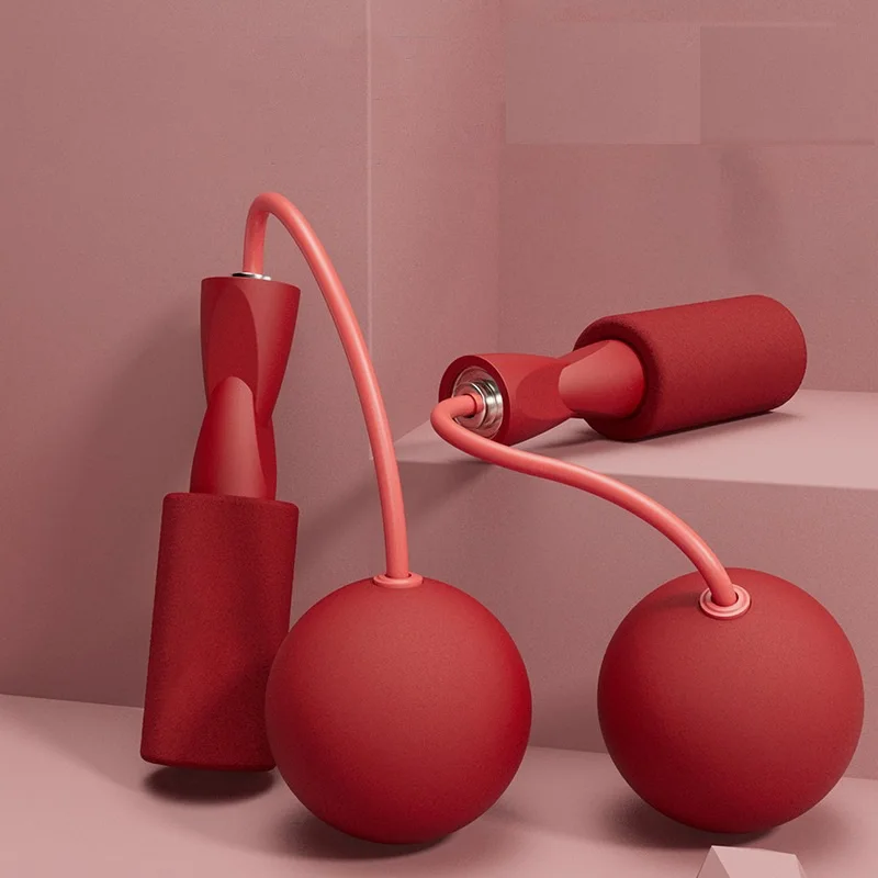 Training Jump RopeWomen Men Kids With Speed Cordless Ball Adjustable Anti-Tangle Wire Rope For Fitness