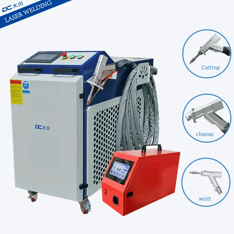 Raycus Races Aluminum Fiber 2000w 3000w Laser Welder with Twin Wire for Metals