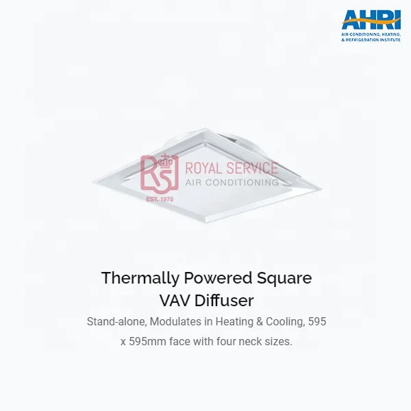 Royal hvac штекер Воздушный Диффузор система управления обогревом Электрический воздуховодов Modbus Control VAV диффузор для гостиничного проецирования