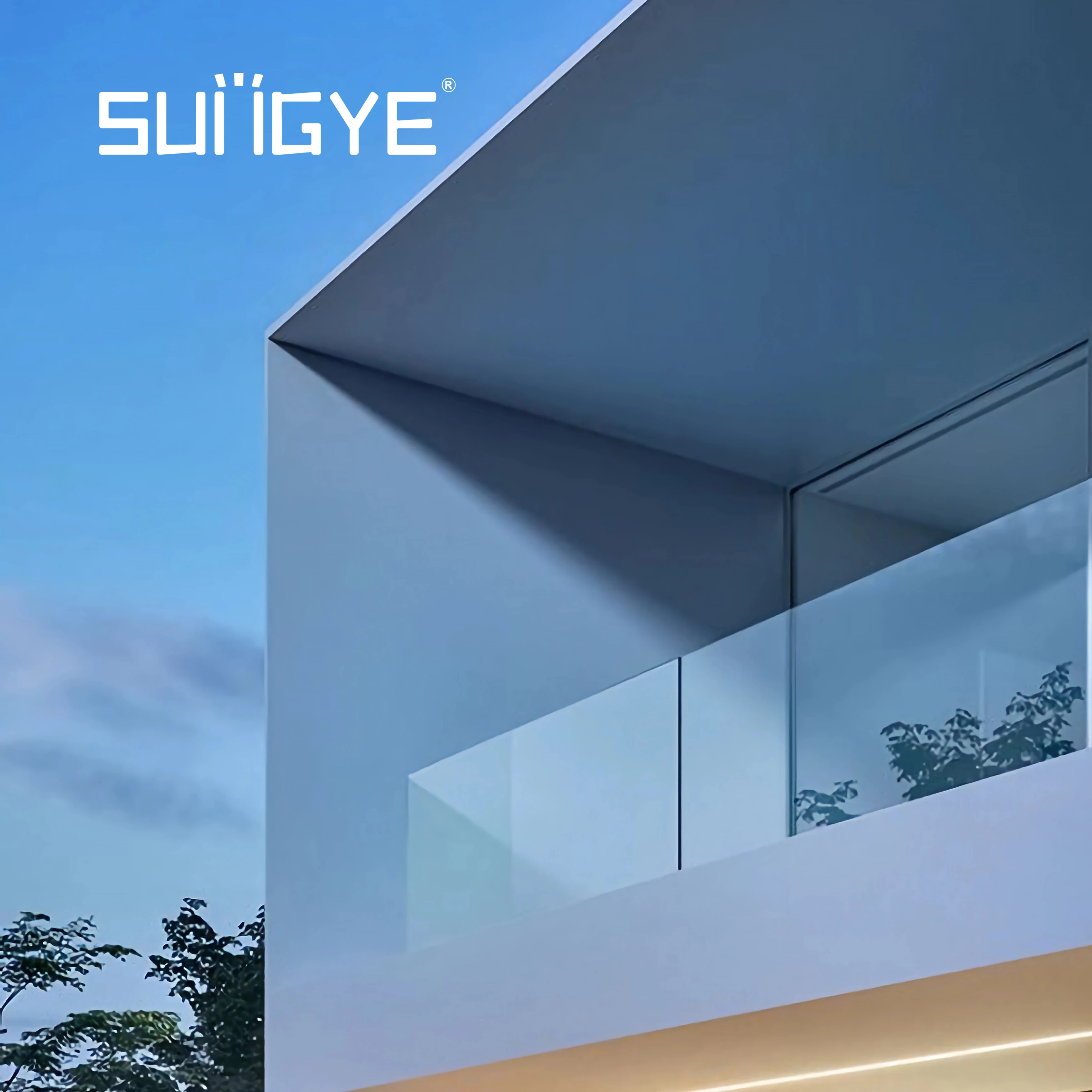 Plexiglass glass fibre reinforced plastic railings accessories patio fittings dark baluster glass balcony