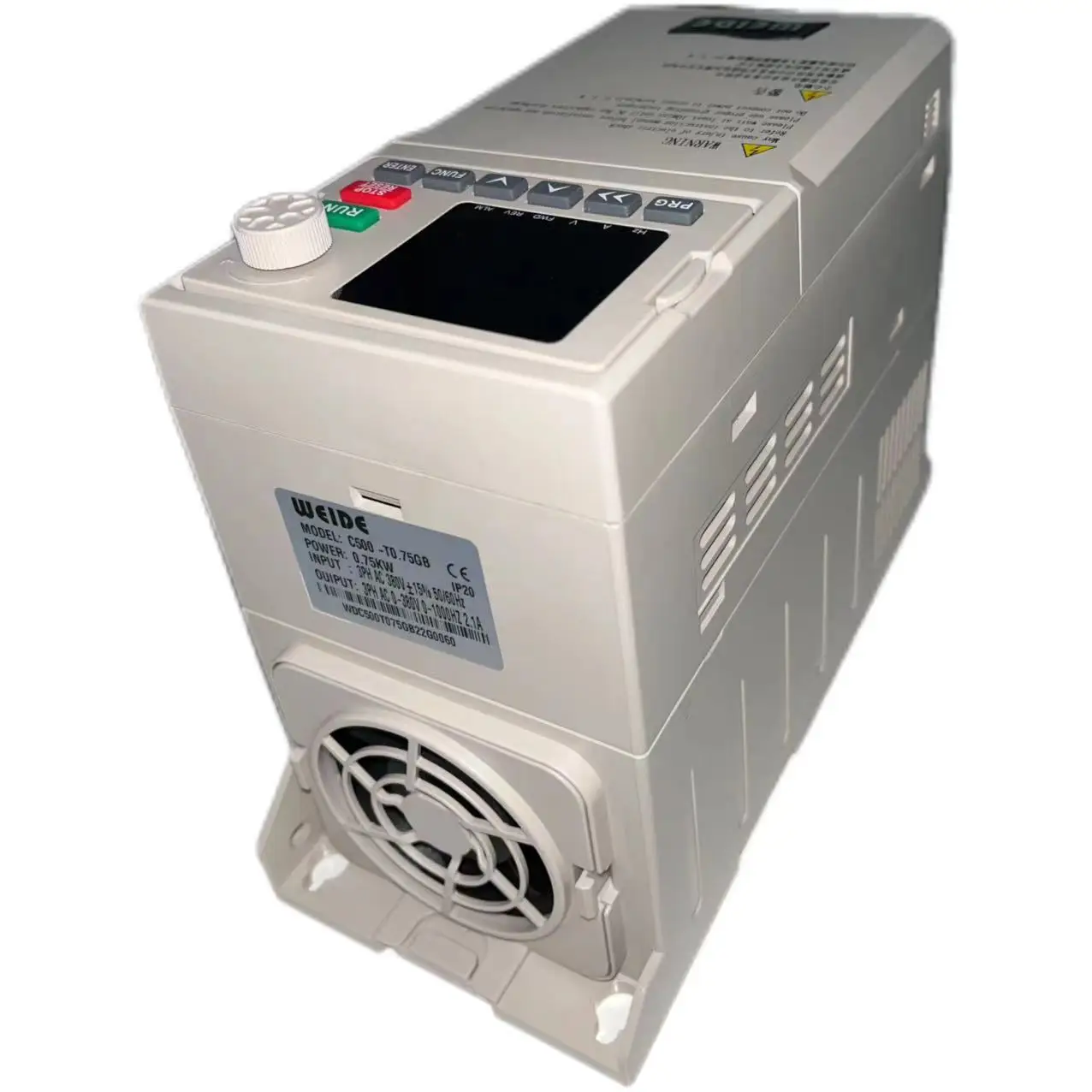 WEIDE C300 series vector control 0.75KW VFD 2.1A Output high quality Inverter 3 phase Variable Frequency Inverter