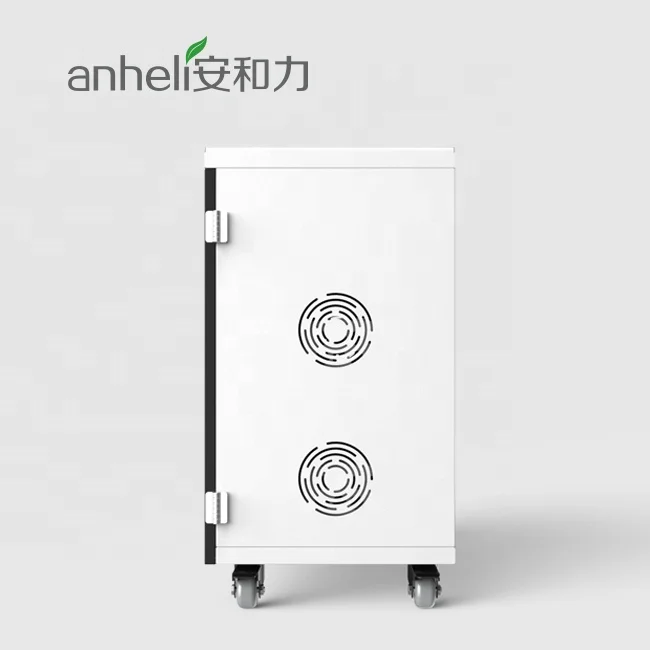 Smart USB tablet charging cabinet 8S security protection charging cart