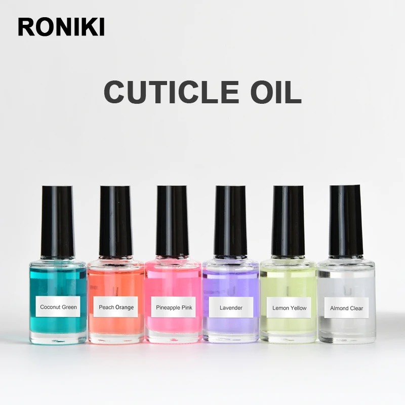  RONIKI отмачиваемый УФ-гель натуральный дизайн ногтей Органическая индивидуальная Этикетка Масло для