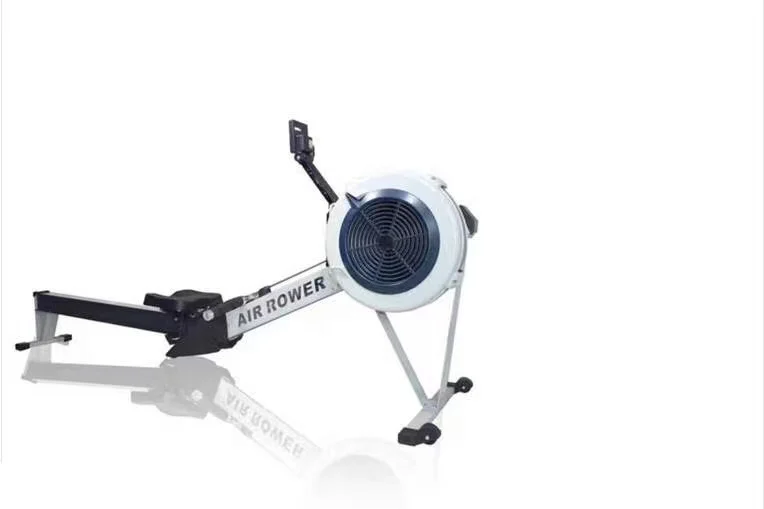 Gym Fitness Equipment Air Rower Machine With LCD Monitor Foldable Machine Exercise Air Rowing Machine