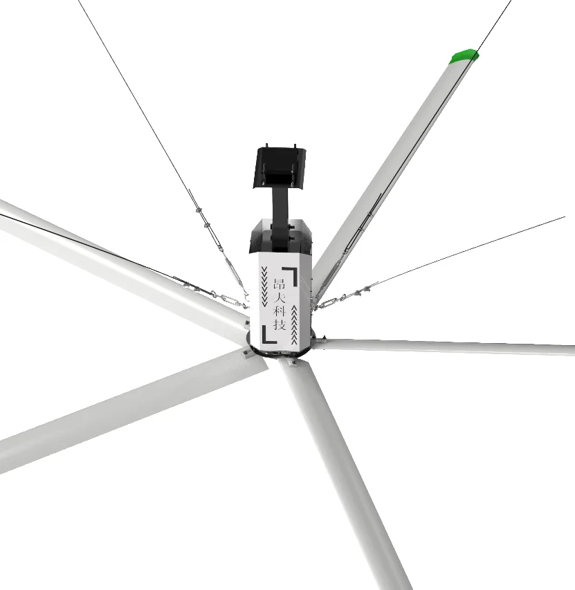 Augfu factory sale high volume low speed fan 24ft HVLS fans 7.3m warehouse ceiling fan